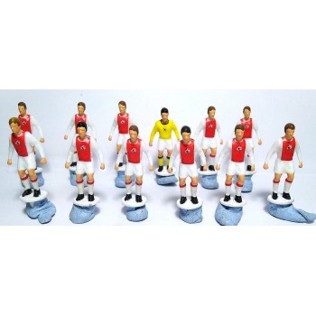 Subbuteo Andrew Table Soccer Ajax 1971 Champions Cup Winners only 12 figures,no bases,no box